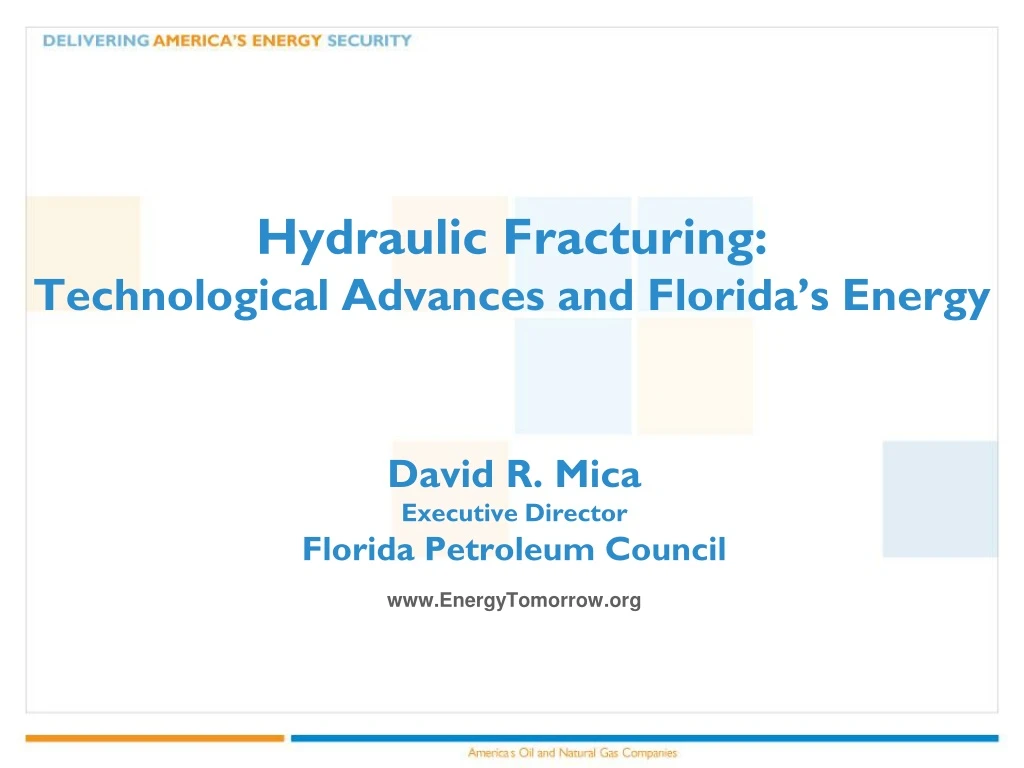 hydraulic fracturing technological advances and florida s energy