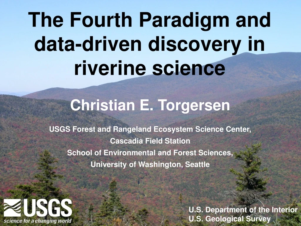 the fourth paradigm and data driven discovery