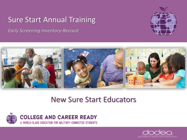 New Sure Start Educators