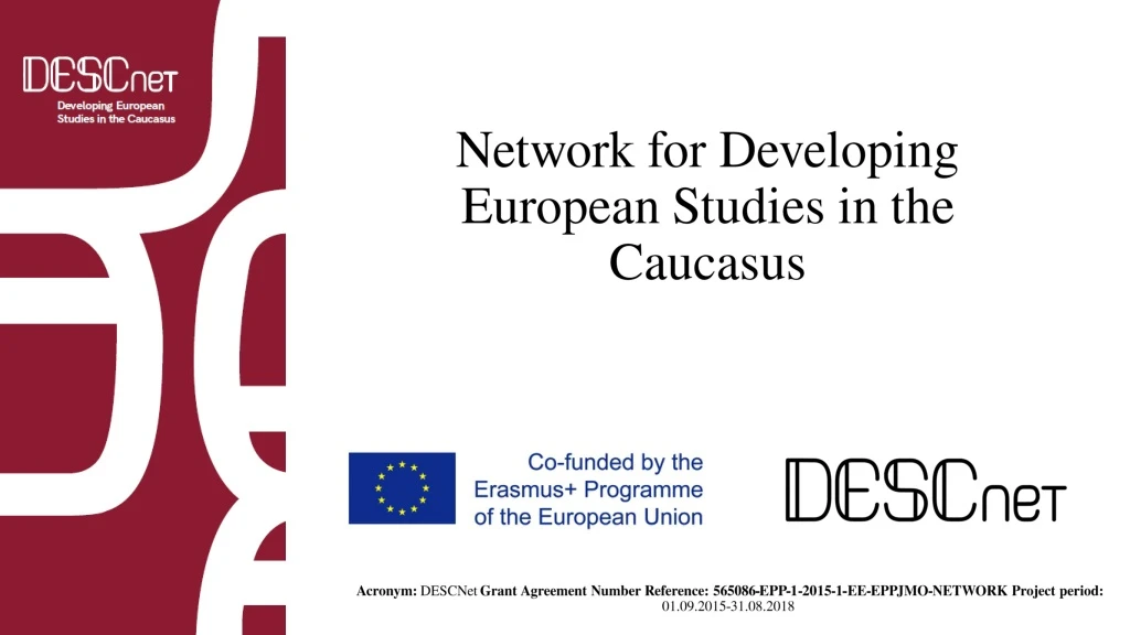 network for developing european studies in the caucasus