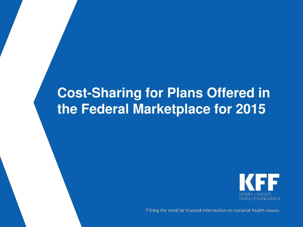 cost sharing for plans offered in the federal marketplace for 2015