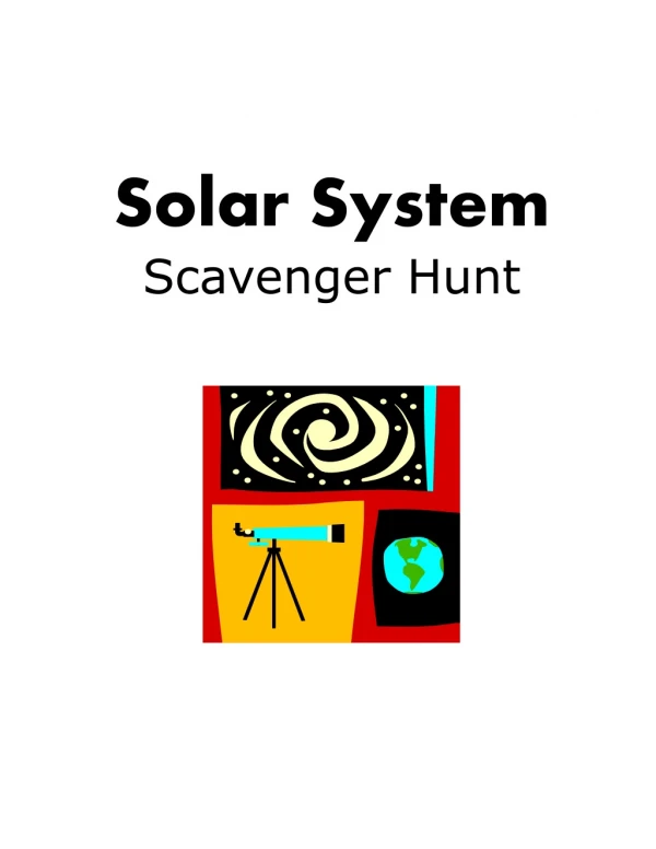 Solar System Scavenger Hunt