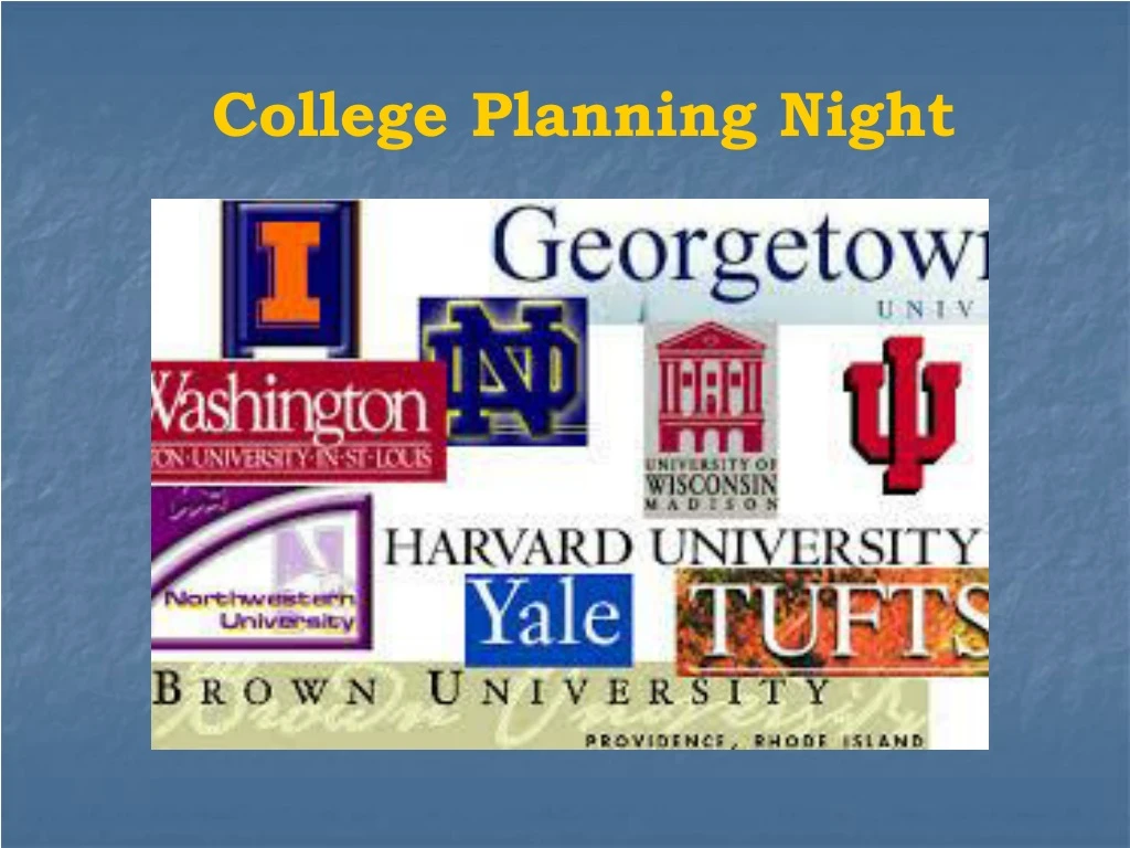 college planning night