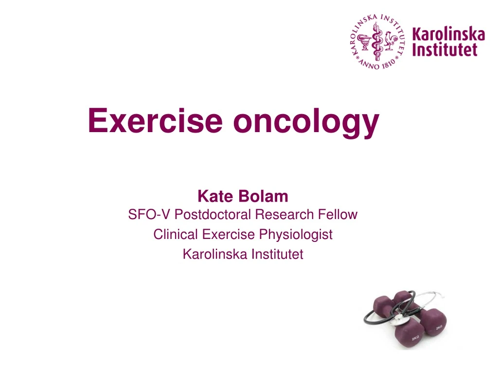 exercise oncology