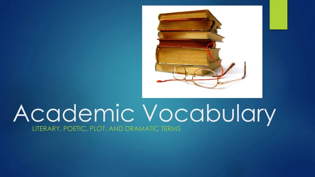 academic vocabulary