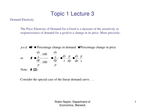 Topic 1 Lecture 3