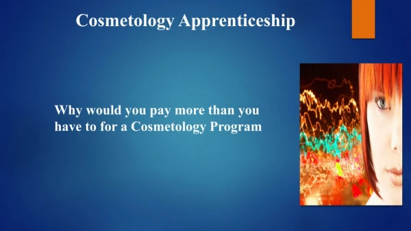 Cosmetology Apprenticeship