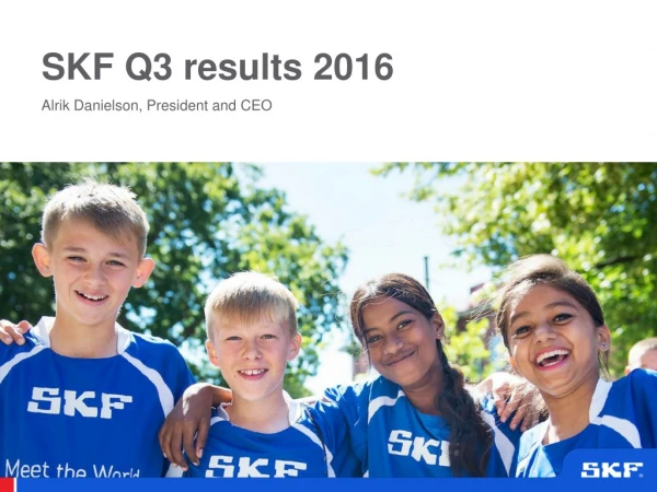 SKF Q3 results 2016