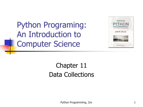Python Programing: An Introduction to Computer Science