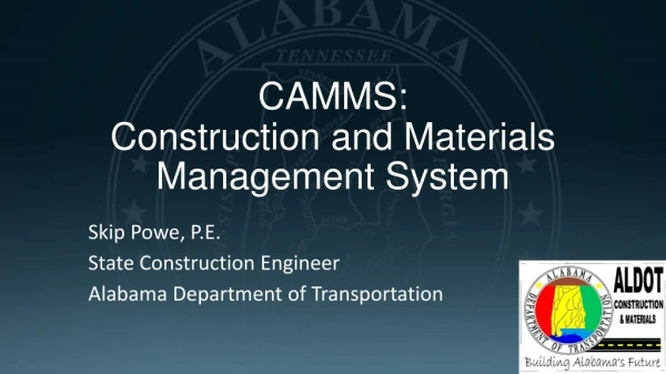 CAMMS: Construction and Materials Management System