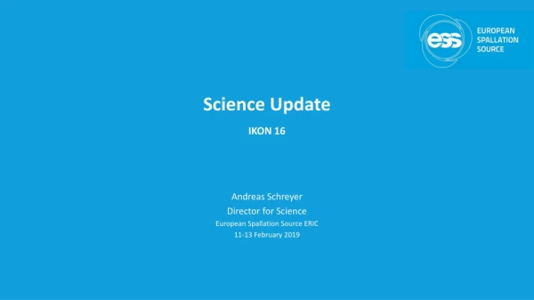 Science Update IKON 16