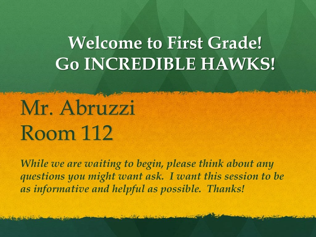 mr abruzzi room 112