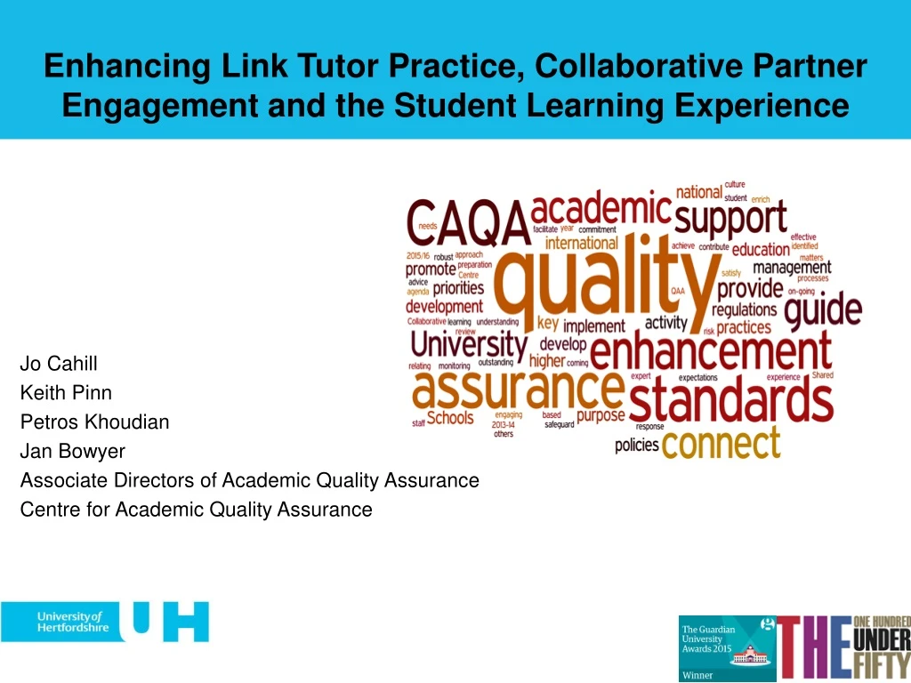 enhancing link tutor practice collaborative