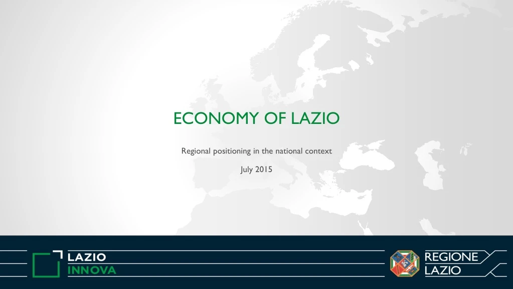 economy of lazio