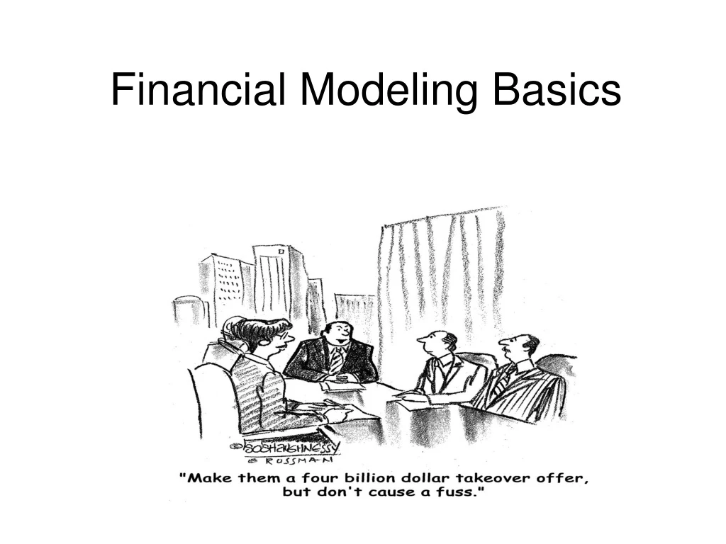 financial modeling basics