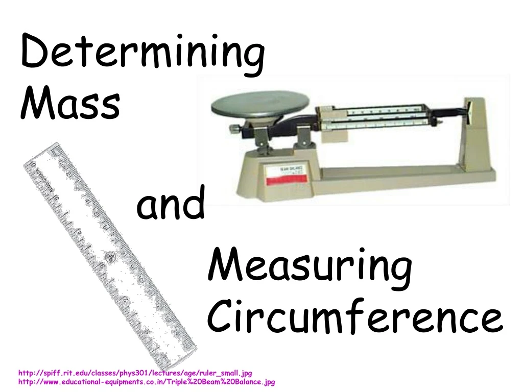 determining mass