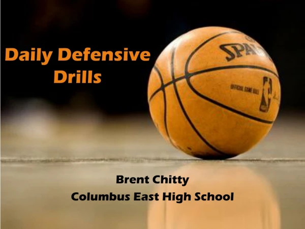 Daily Defensive Drills