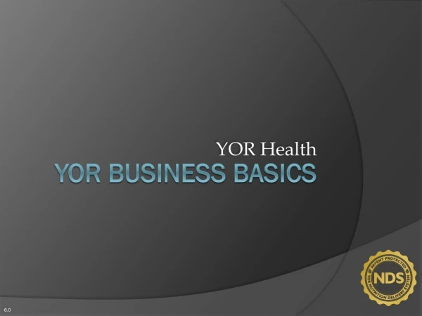 YOR Business Basics