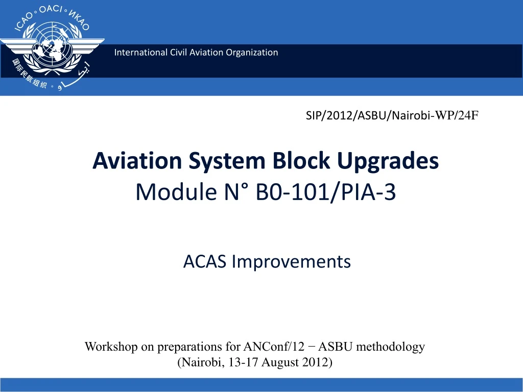 aviation system block upgrades module n b0 101 pia 3 acas improvements