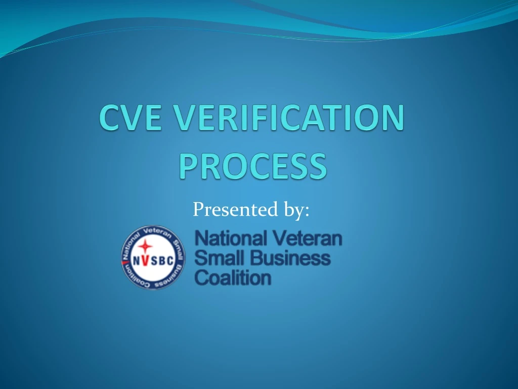 cve verification process