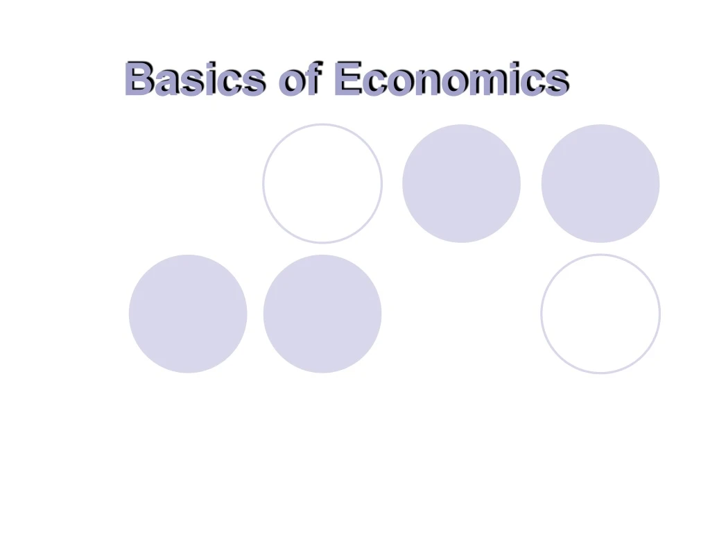 basics of economics