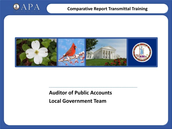 _____________________________________ Auditor of Public Accounts Local Government Team