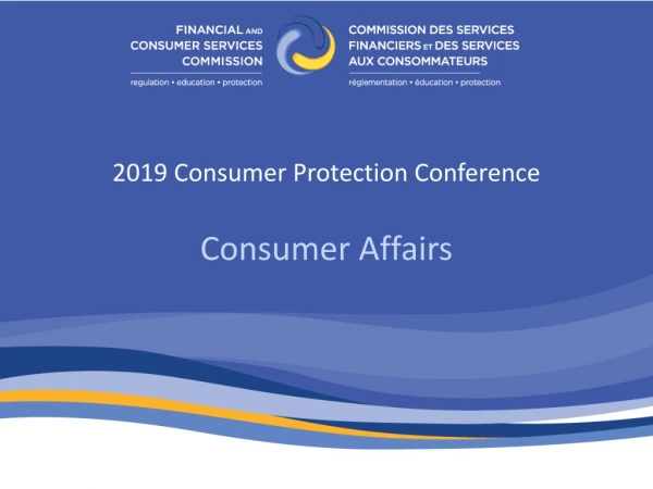 2019 Consumer Protection Conference