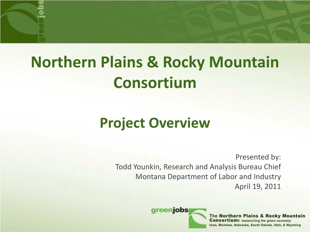 northern plains rocky mountain consortium project overview