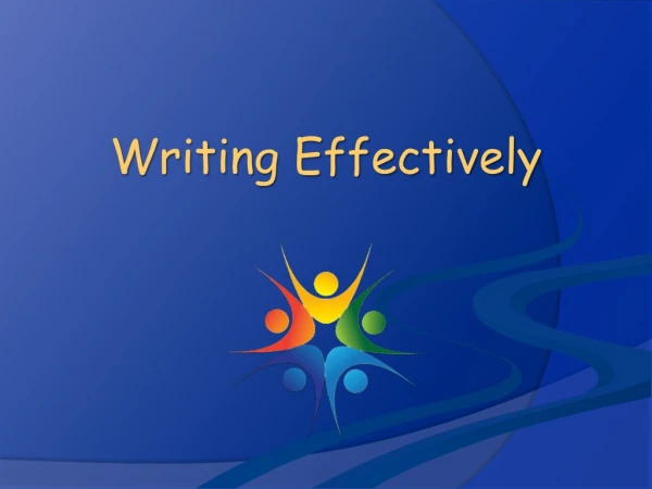 Writing Effectively