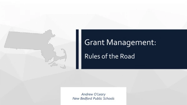 Grant Management: