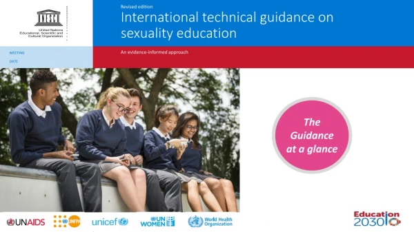 International technical guidance on sexuality education