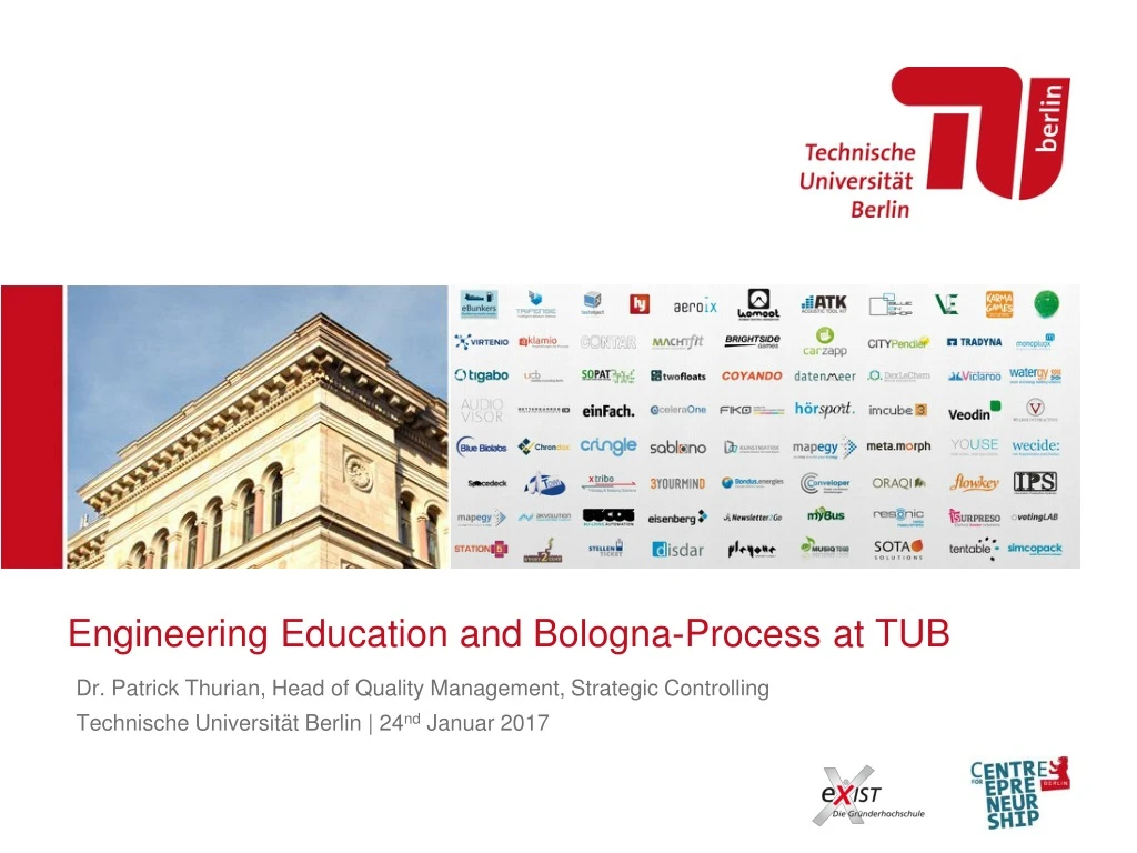 engineering education and bologna process at tub