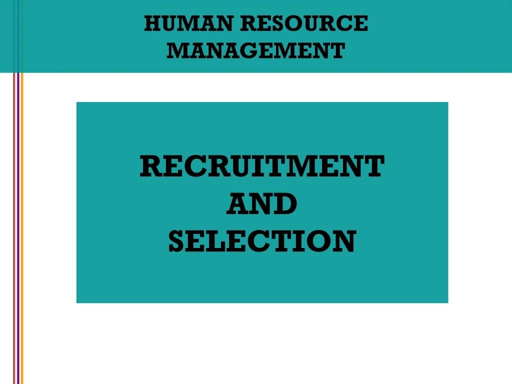 human resource management