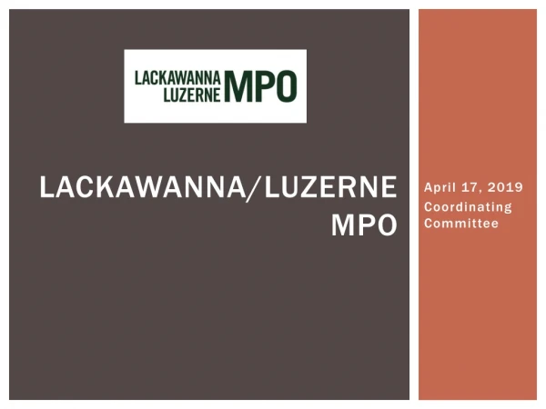 Lackawanna/Luzerne MPO