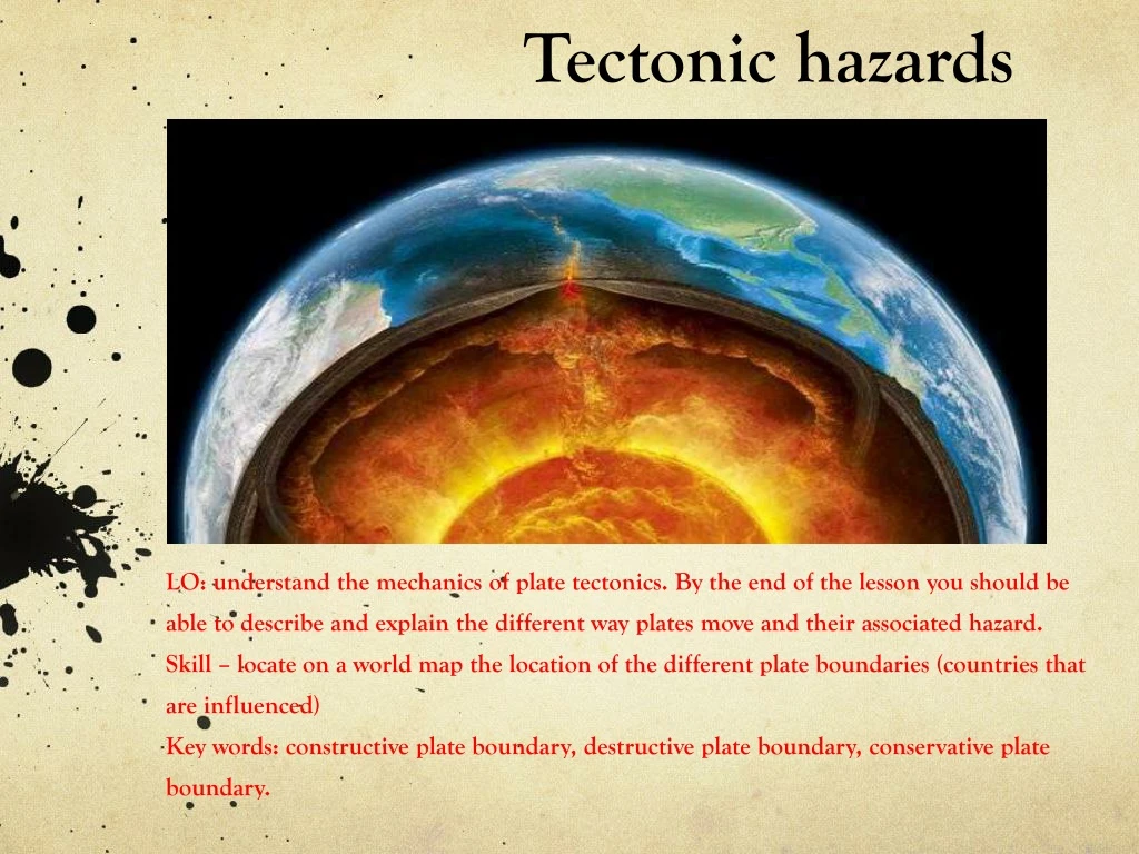 tectonic hazards