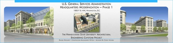 U.S. General Services Administration Headquarters Modernization – Phase 1