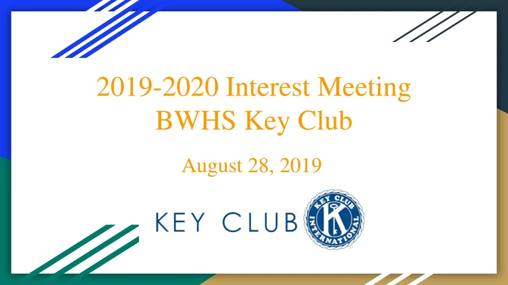 2019 2020 interest meeting bwhs key club