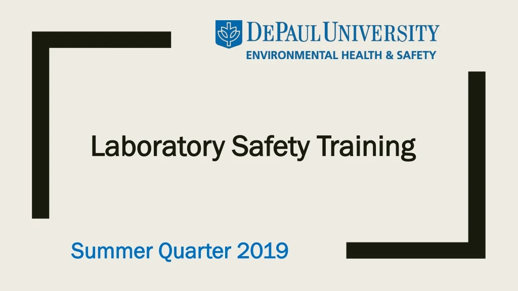 laboratory safety training