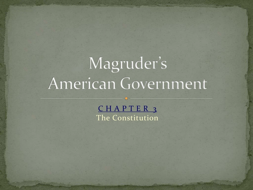 magruder s american government