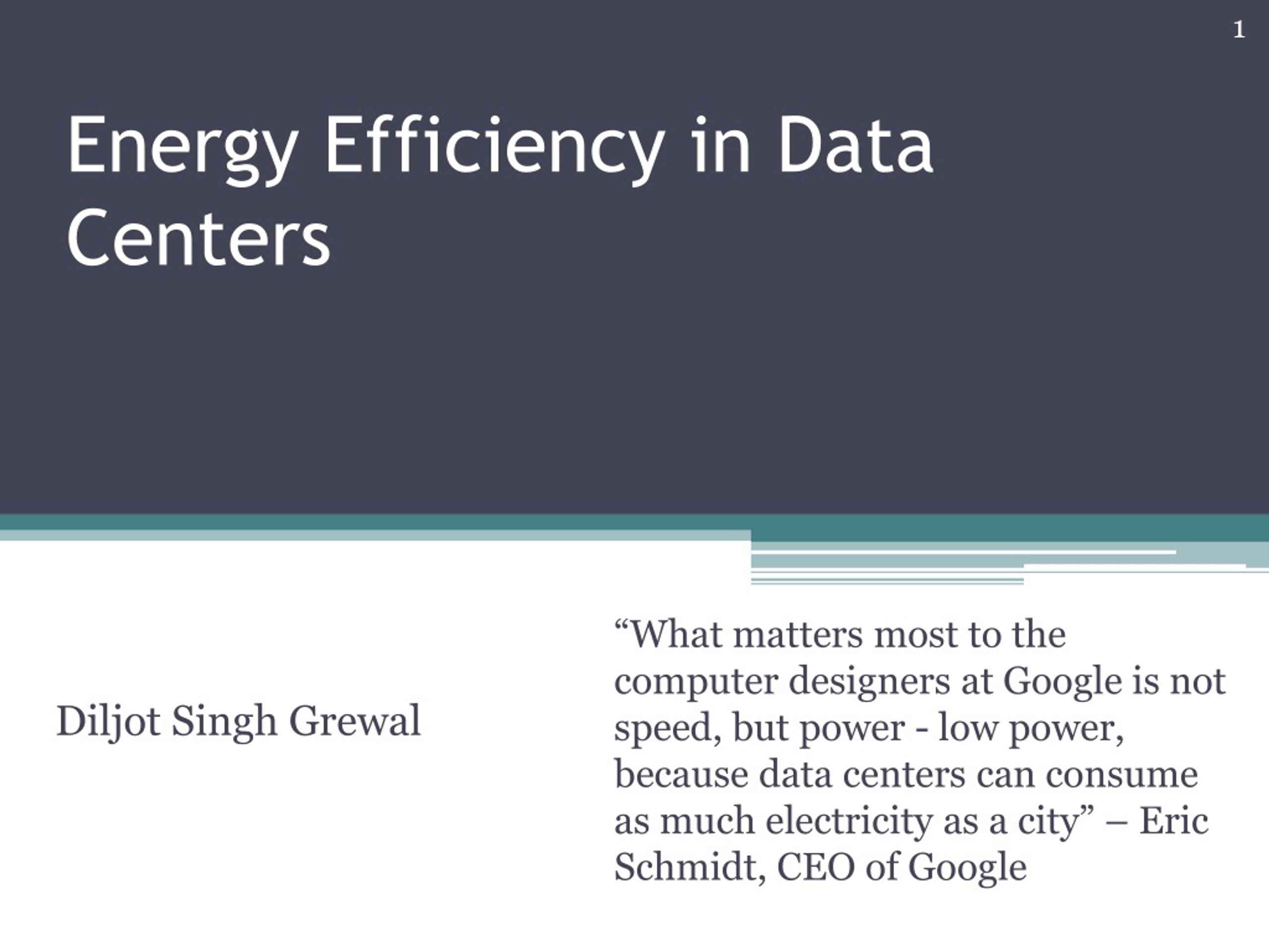 PPT - Maximizing Energy Efficiency in Data Centers: Strategies and ...