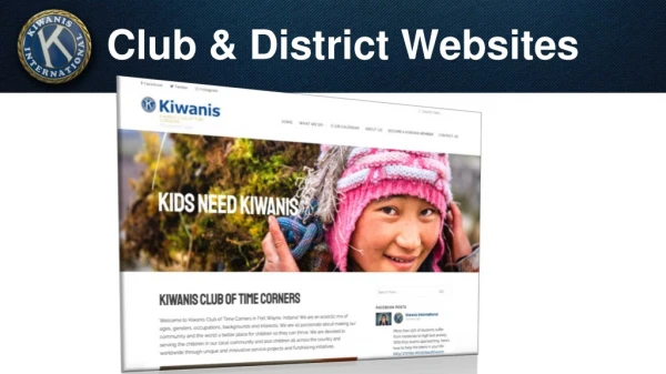 Club &amp; District Websites