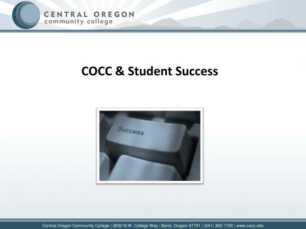 COCC &amp; Student Success
