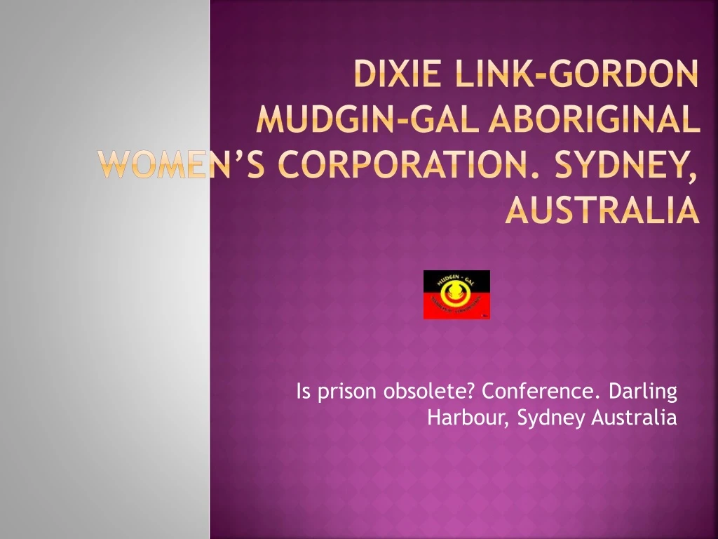 dixie link gordon mudgin gal aboriginal women s corporation sydney australia