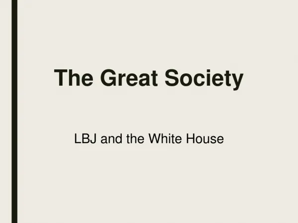 the great society