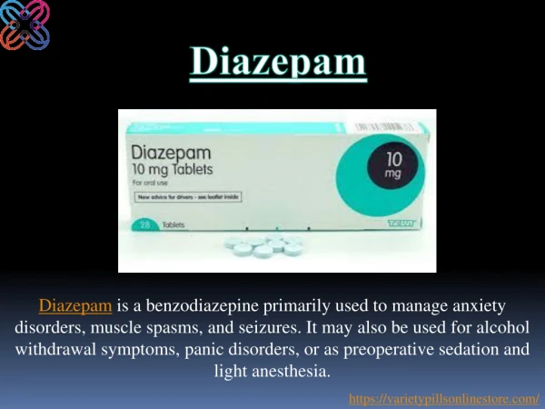 Buy Diazepam Online - VarietyPills