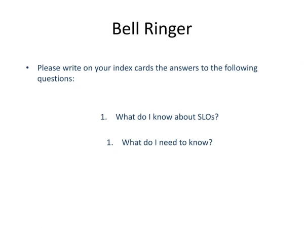 Bell Ringer