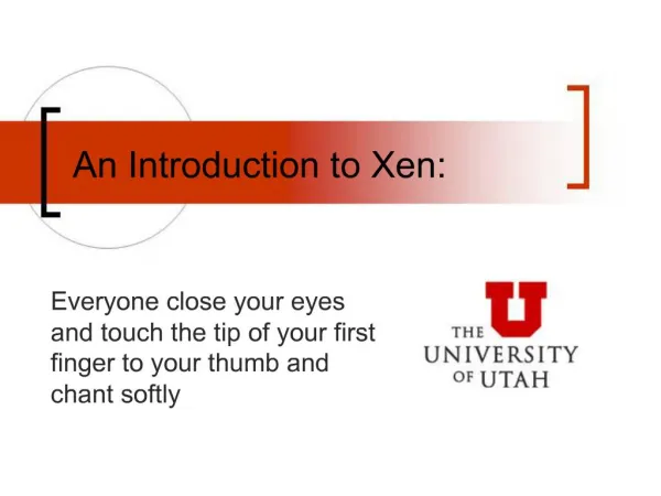 An Introduction to Xen: