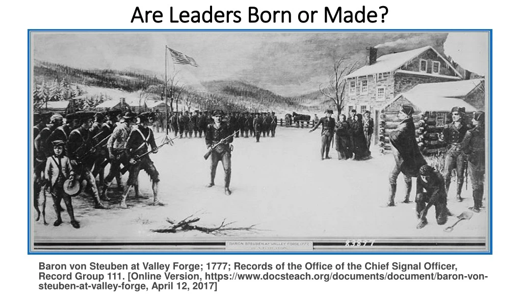 are leaders born or made