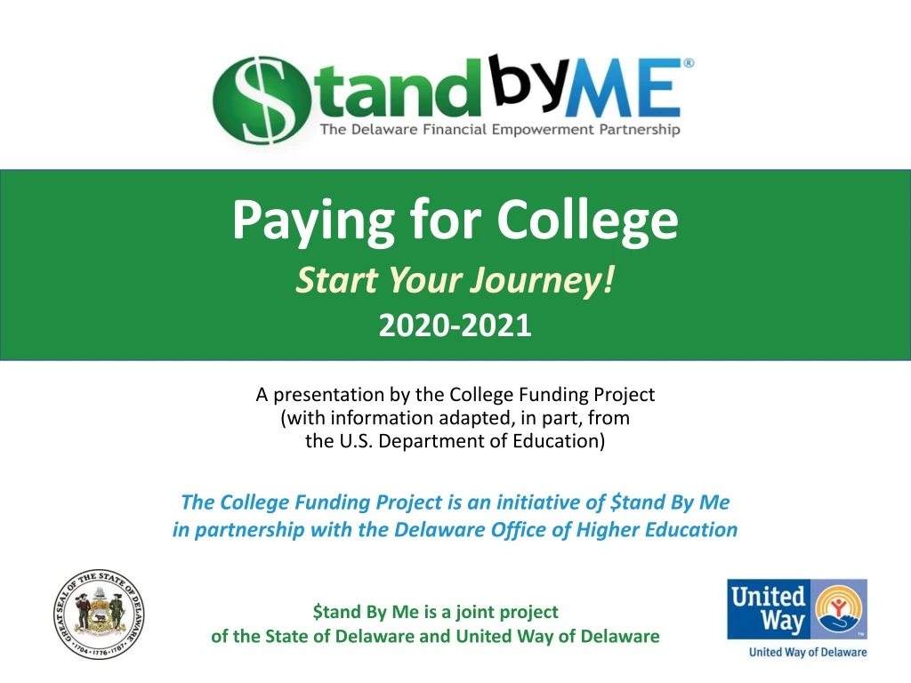 paying for college start your journey 2020 2021