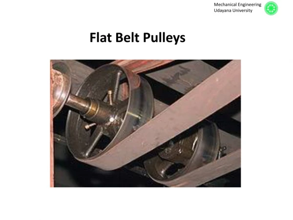 Flat Belt Pulleys